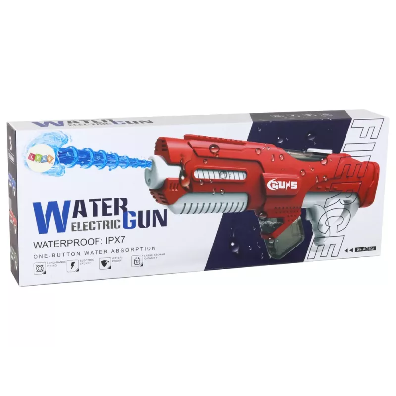 LEAN TOYS Large Red Water Gun 750ml Glasses