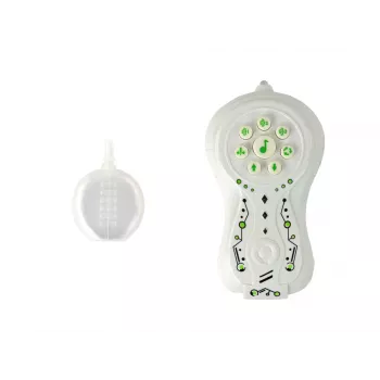 LEAN TOYS Large Remote Controlled RC Spider, Battery Operated, White and Gray