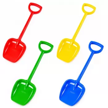 LEAN TOYS Lielā smilšu lāpsta 55cm, krāsu sajaukums