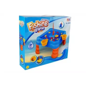LEAN TOYS Lielais makšķerēšanas komplekts ar makšķerēm