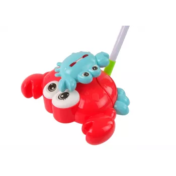 LEAN TOYS Luminous Pusher Stick Crab Red Music