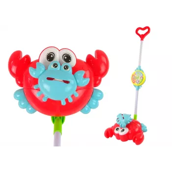 LEAN TOYS Luminous Pusher Stick Crab Red Music