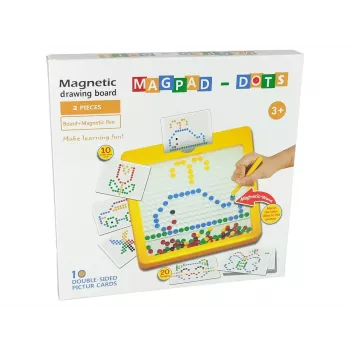 LEAN TOYS Magnetic Board 100 Yellow Beads