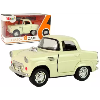 LEAN TOYS Metāla Auto Classic ar Atveramām Durvīm un Skaņu