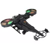 LEAN TOYS Militārais helikopters ar lieliem spārniem, gaismām, skaņu un rotējošiem lāpstiņām