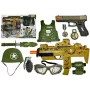 LEAN TOYS Militārā rotaļlietu komplekts ar mīkstajām lodēm MP7
