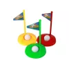LEAN TOYS Mini Golf komplekts bērniem, nūjas, 12 daļas