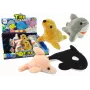 LEAN TOYS Mini Plush Sea Animals 4 modeļi