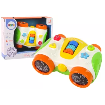 LEAN TOYS Multifunkcionālie interaktīvie binokļi mazulim Baby Telescope