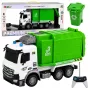 LEAN TOYS Municipal Vehicle Remote Controlled Garbage Truck RC Container Bin Lights 1:14
