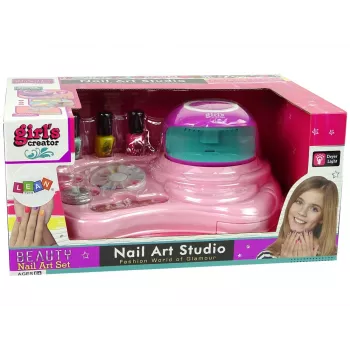 LEAN TOYS Nagu Lakas Komplekts ar Spīdumiem, Žāvētāju un Uzlīmēm