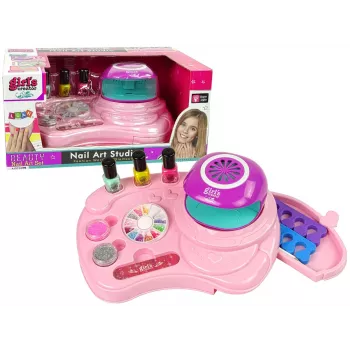 LEAN TOYS Nagu Lakas Komplekts ar Spīdumiem, Žāvētāju un Uzlīmēm