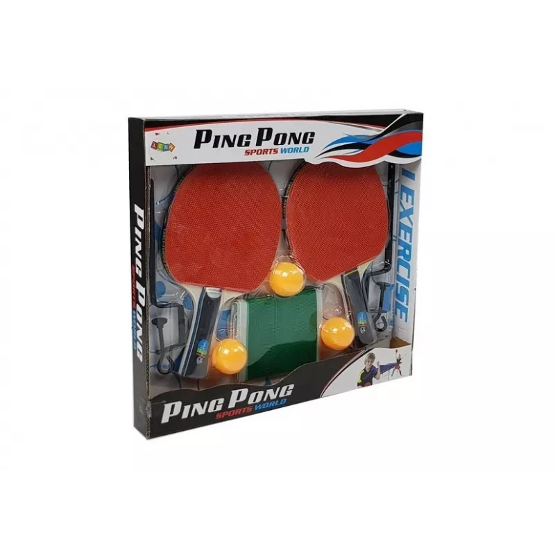 LEAN TOYS Ping Pong Set Rackets Net