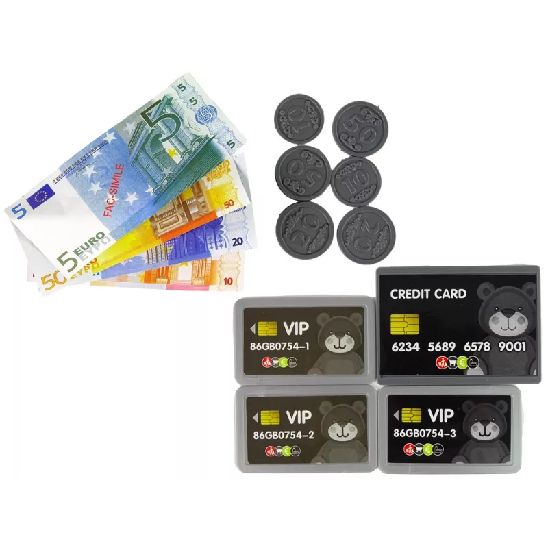 LEAN TOYS Plastic Cash Register for Children