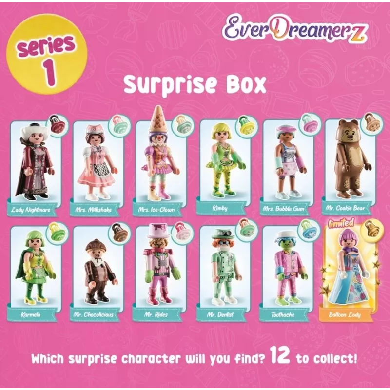 LEAN TOYS Playmobil EverDreamerz 70389 Surprise Box Series 1