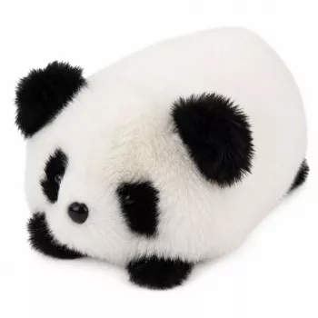 LEAN TOYS Plush Panda Animal Mascot Cuddly Toy Black and White 16 cm