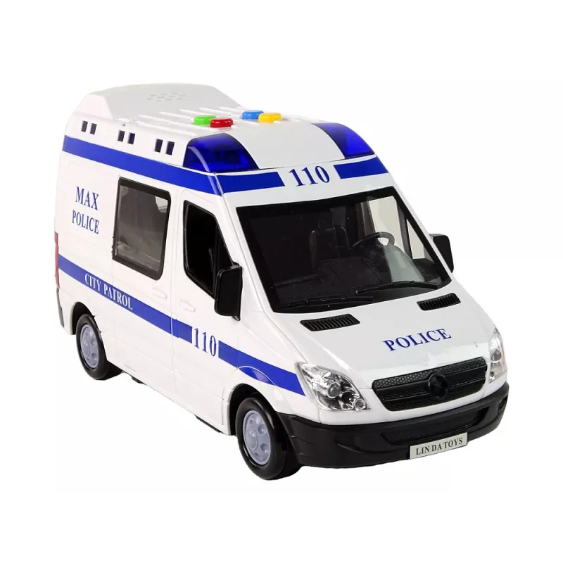 LEAN TOYS Policijas auto Drive Friction Sounds Light