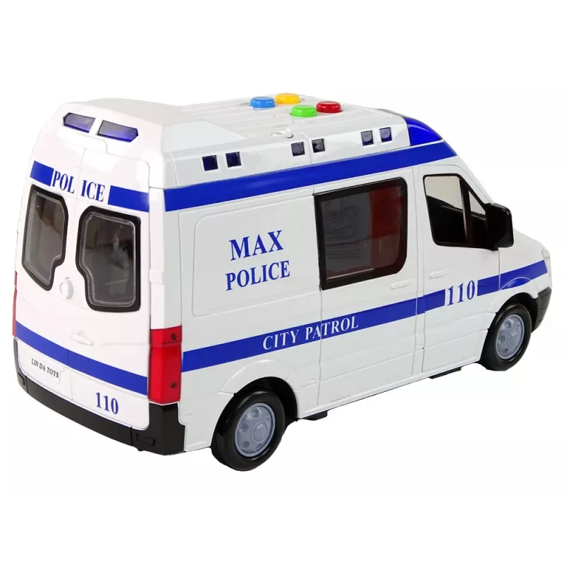 LEAN TOYS Policijas auto Drive Friction Sounds Light
