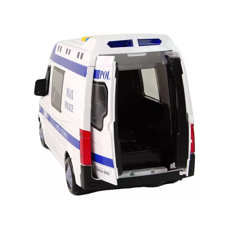 LEAN TOYS Policijas auto Drive Friction Sounds Light