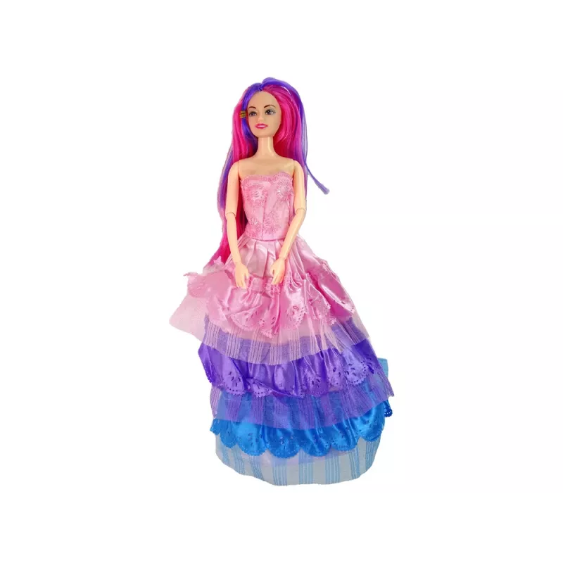 LEAN TOYS Princess Doll ar balto poniju un aksesuāriem