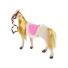 LEAN TOYS Princess Doll ar balto poniju un aksesuāriem