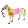 LEAN TOYS Princess Doll ar balto poniju un aksesuāriem