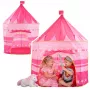 LEAN TOYS Princess Palace Tent House For Little Princess Pink 135 x 105 cm