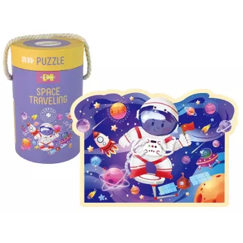 LEAN TOYS Puzzle in a Tube Cosmos 28 Pieces