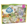 LEAN TOYS Puzzle School for Animals 100 gabali