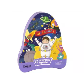 LEAN TOYS Puzzle Space Ufo Planets 48 Pieces