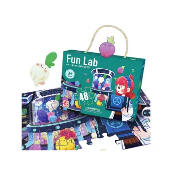 LEAN TOYS Puzzles For Kids Laboratory Jigsaw Puzzle 48 Elements