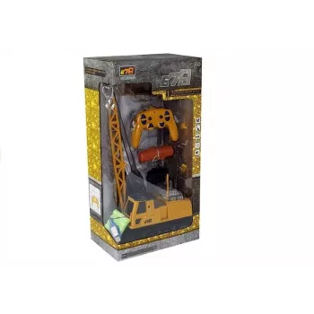 LEAN TOYS R/C Celtnis ar kustīgu strēli un gaismām