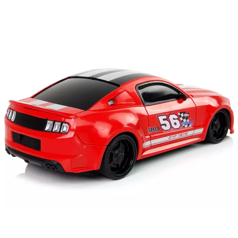LEAN TOYS R/C Sports Car 1:24 Racing Red Tinted Windows