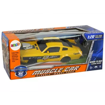 LEAN TOYS Remote Control Sports Car Classic 1:20 Yellow Pilot