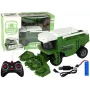 LEAN TOYS Remote Controlled Agricultural Harvester R/C Lights Green