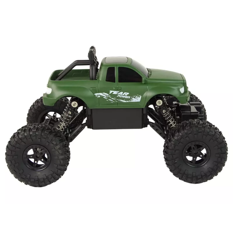 LEAN TOYS Remote Controlled Car R/C 2.4 GHz 1:18 Green