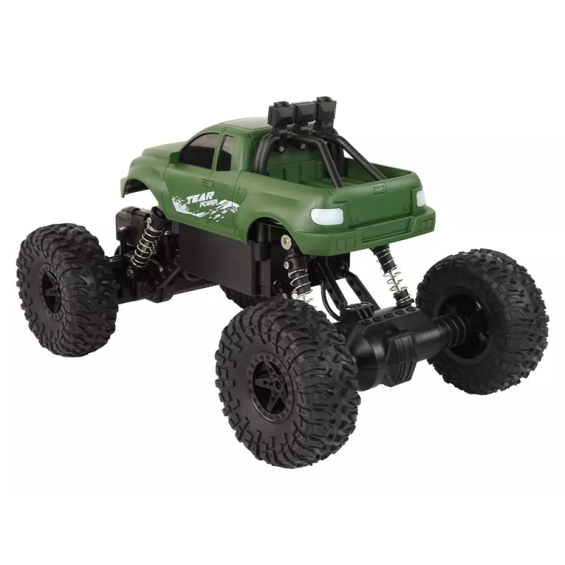 LEAN TOYS Remote Controlled Car R/C 2.4 GHz 1:18 Green