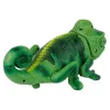 LEAN TOYS Remote Controlled Chameleon Green Light 28 cm