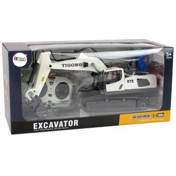 LEAN TOYS Remote Controlled Excavator Caterpillar Wheels 2.4 G Pilot