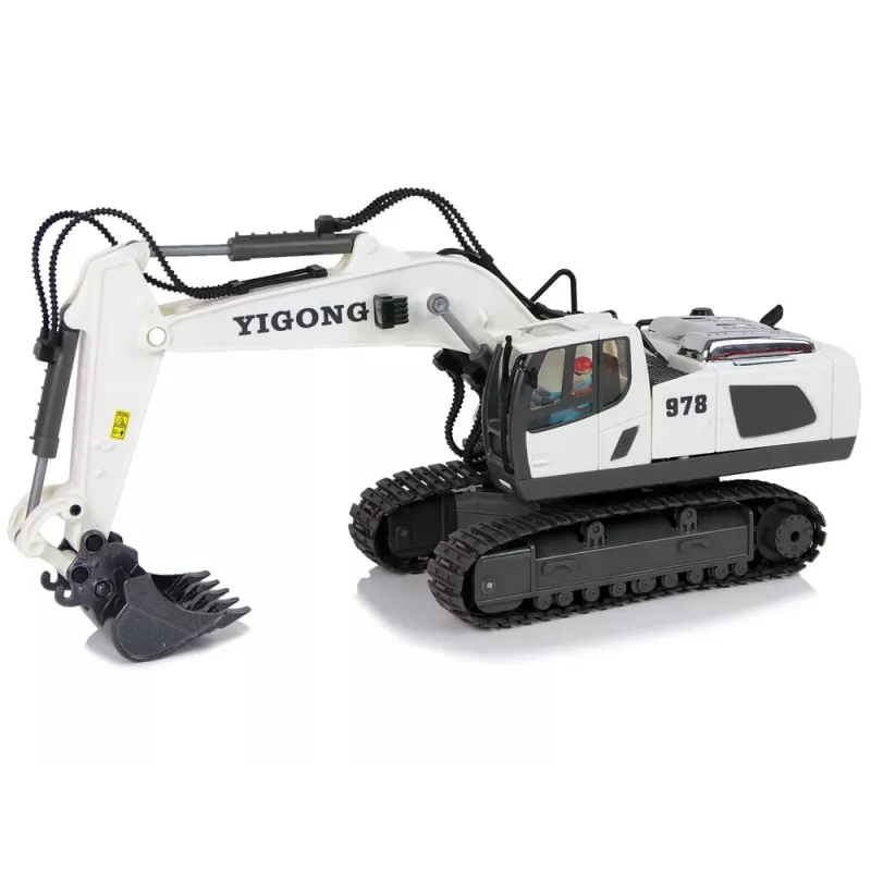 LEAN TOYS Remote Controlled Excavator Caterpillar Wheels 2.4 G Pilot