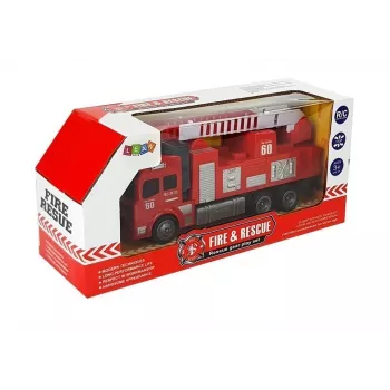 LEAN TOYS Remote Controlled Fire Truck R/C