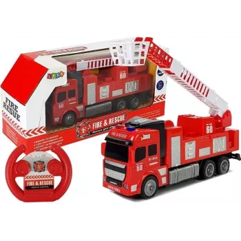 LEAN TOYS Remote Controlled Fire Truck R/C