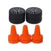 LEAN TOYS Remote Controlled Sports Car R/C 1:24 Black Replaceable Wheels