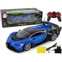 LEAN TOYS Ar tālvadību vadāma sporta automašīna ar LED priekšējiem lukturiem un R/C tālvadības pulti