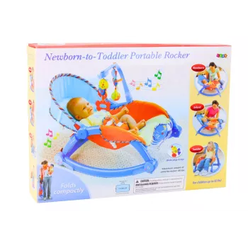 LEAN TOYS Rocking Chair for Newborn and Toddler Colorful