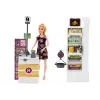LEAN TOYS Set Doll In Supermarket Shelves Shopping Cart Food Products