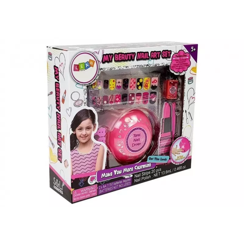 LEAN TOYS Nagu lakas žāvētāja komplekts ar dažādiem dizainiem