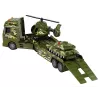 LEAN TOYS Set Military Tank Friction Drive Helicopter Truck
