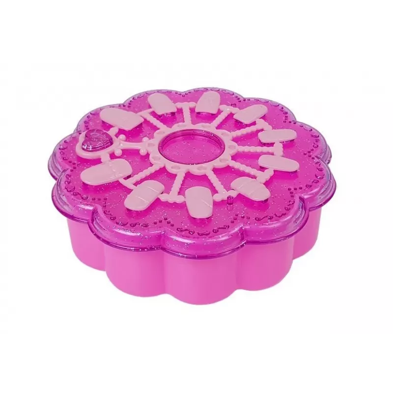 LEAN TOYS 2-in-1 Rokassprādžu veidošanas un nagu krāsošanas komplekts ar pērlītēm un nagu lakām