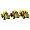 LEAN TOYS Set of Construction Vehicles 3 Yellow Models
